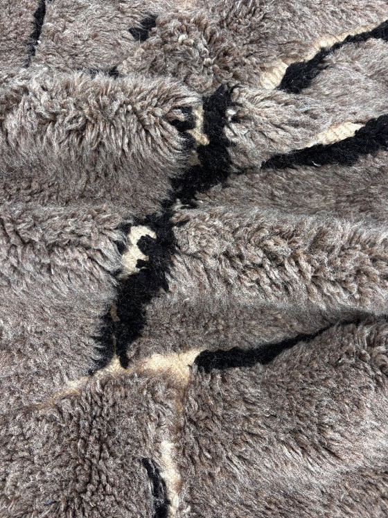 Image 1 of Tapis d'intérieur moderne en laine Mrirt 200x300 cm - Tapis berbère en laine fait main