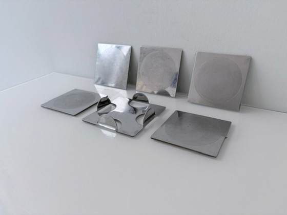 Ikea Groggy Sottobicchieri (5 Pezzi) Nel Supporto – Accessori da tavola, rvs (photo 12 of 15)