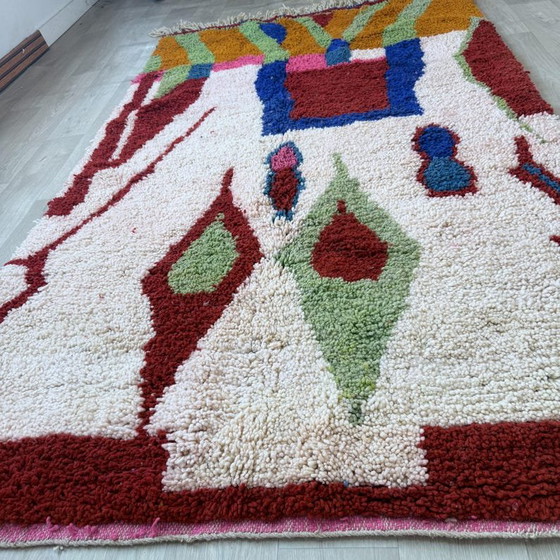 Magnificent Colorful Berber Rug 150/250cm – Rugs & carpets, Wool (photo 2 of 8)