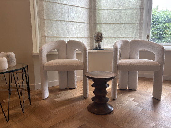 Cassina Dudet Dining Chairs by Patricia Urquiola – Textile (photo 6 of 7)