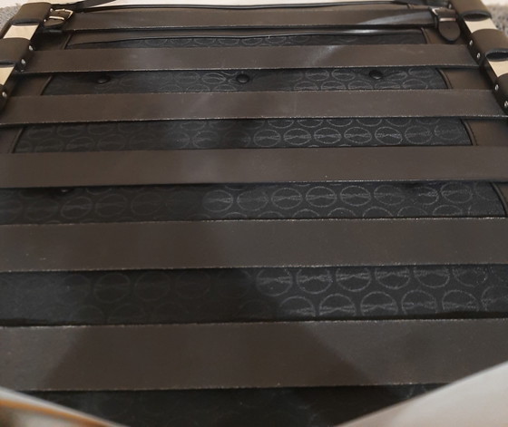 Image 1 of Knoll Set Barcelona New-Never Used Black Leather Design by Ludwig Mies Van Der Rohe and Lilly Reich 1929