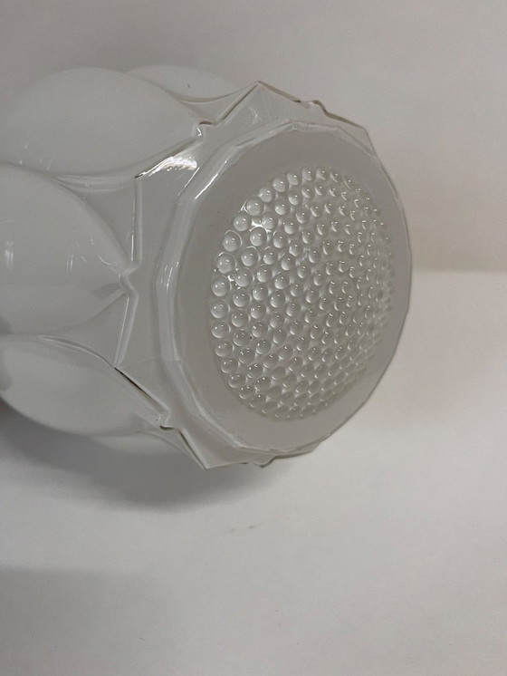 Image 1 of 2x Rara lampada Thabur bianca 'Tulip in Bloom' Art Déco anni '30