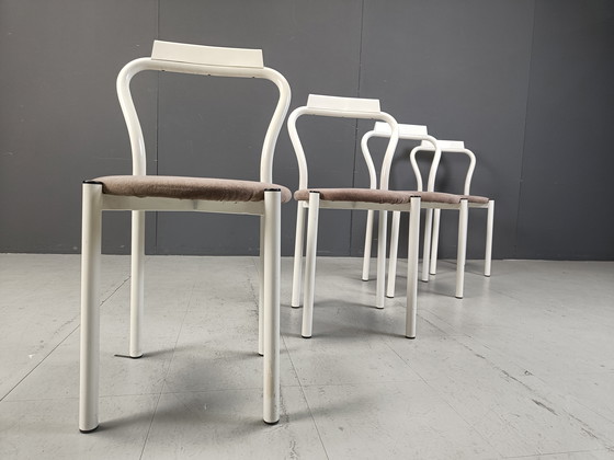 Image 1 of Vintage eetkamerstoelen van Calligaris, 1980S