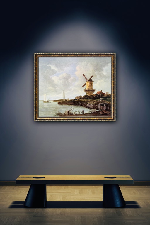 Jacob Van Ruisdael: "El molino Van Wijk". Rijksmuseum de Ámsterdam.  
