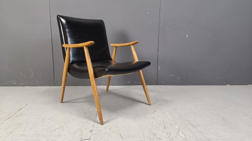 Poltrona scandinava di metà secolo, anni '60