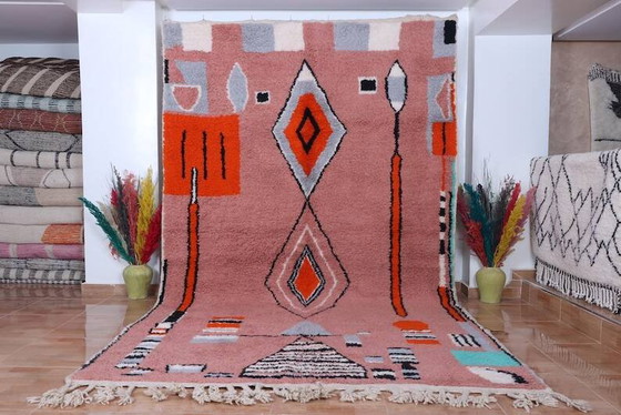 Tapis berbère marocain 200cm x 300cm – Wool, Cotton (photo 9 of 9)