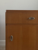 Comodini vintage in stile Art Déco – Set di 2