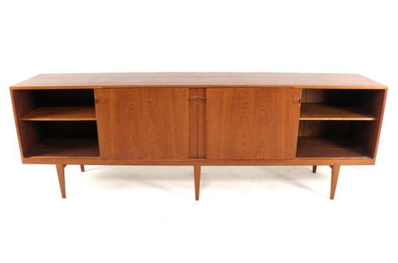Henry Rosengren Hansen Voor Brande Møbelindustri Sideboard Model 49 | 240 Cm Vintage Gerestaureerd (photo 12 of 22)