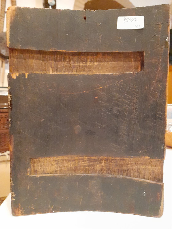 Image 1 of Icona Russa Antica Volto di Cristo "Mandylion"