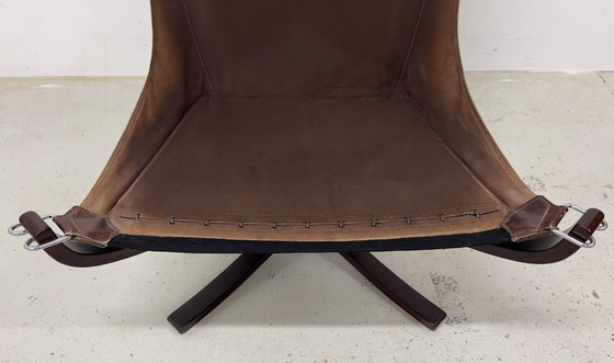 Image 1 of Falcon stoel van Vatne Møbler, Noorwegen, jaren 70.