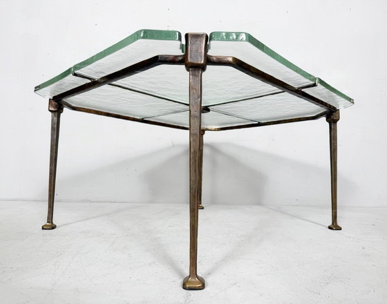 Image 1 of Brutalist side table/coffee table from the 1980s by Lothar Klute, Germany.