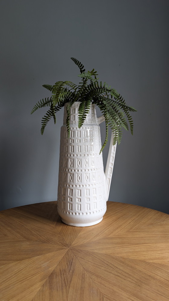 Image 1 of White West Germany floor vase 45 cm in perfect condition
