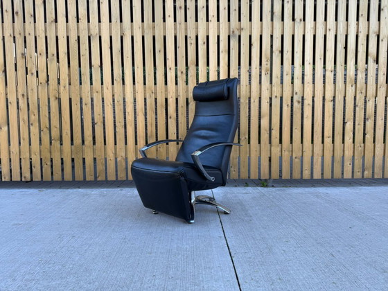 Jori Brainbuilder Mono-Move in pelle nera – Poltrone, Leather, Chrome, Modern (photo 3 of 21)