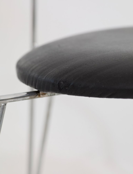 Image 1 of 4 sedie/poltroncine cromate "Lune d'Argent" di Pascal Mourgue per Fermob, vintage circa 1985