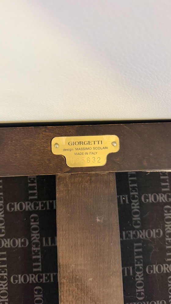 Image 1 of Sedie da pranzo vintage Giorgetti di Massimo Scolari - Set di 8