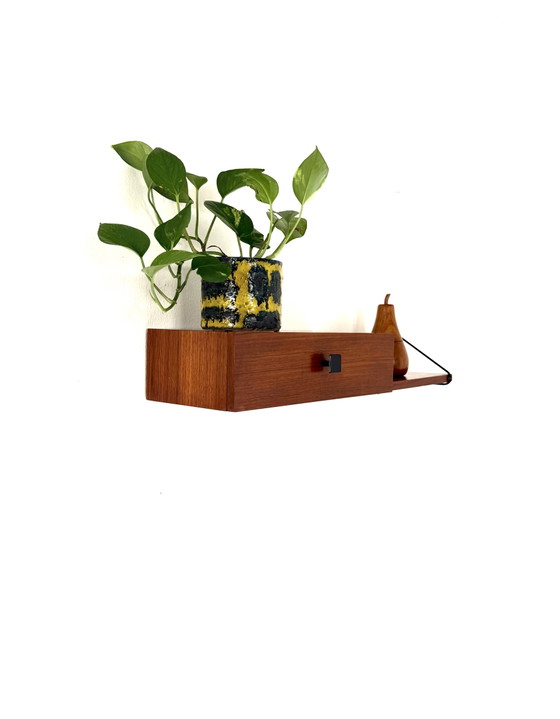 Pensile vintage in teak, Die & Flur anni '60 – Diele & Flur, Armadi a muro, Wood, Metal (photo 4 of 11)
