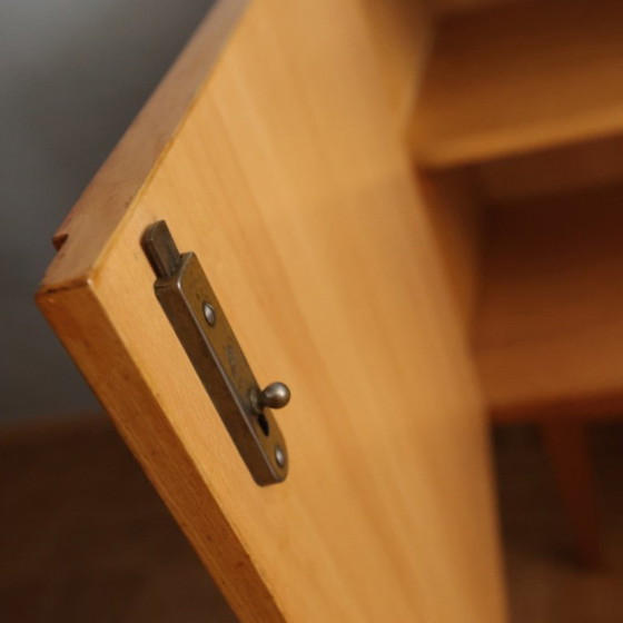 Image 1 of ❤️Hellerau Cultureel Meubel Commode Franz Ehrlich DDR Midcentury Bauhaus GERESTAUREERD