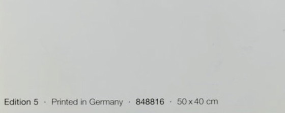 Image 1 of Rudy Burckhardt: "Jackson Pollock Painting No 32" - Professionally Framed With New High Quality Gallery Frame And Unframed