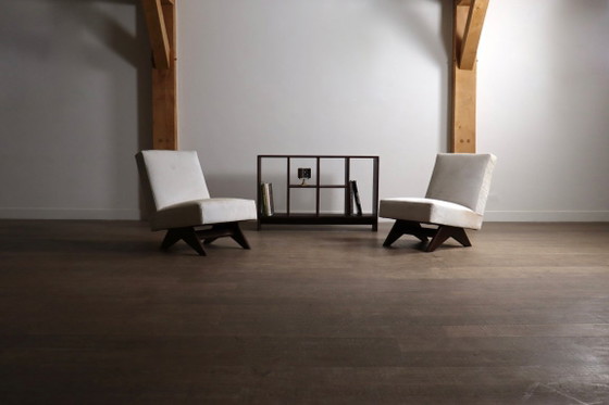 Paar Pierre Jeanneret „Fireside“-Sessel, Modell Nr. PJ-SI-36-A – Leather (photo 8 of 13)