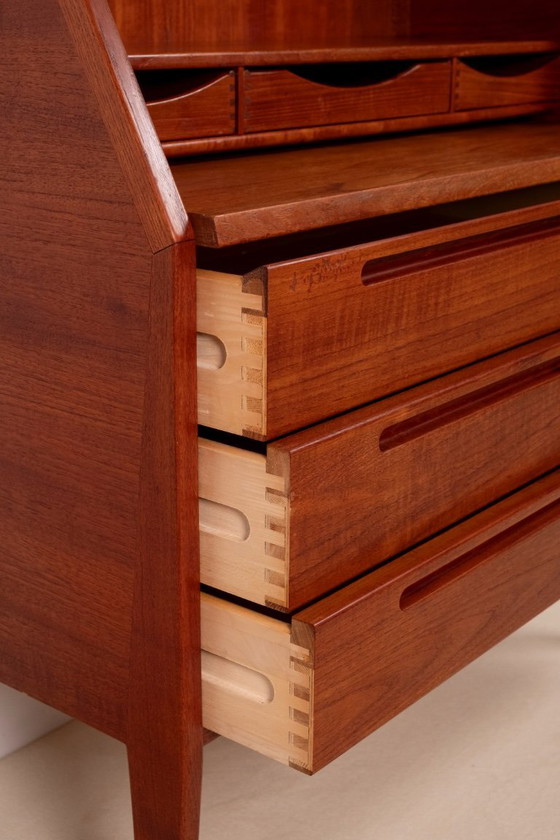 Image 1 of Kai Kristiansen Secretaire Model 63 in Teak, 1960s Denmark