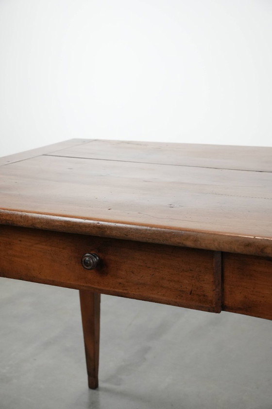 Image 1 of Antique French dining table made of fruit tree wood