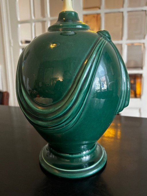 Neo-classical ceramic lamp, 1970s