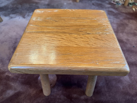 Image 1 of Massief Eikenhouten Bijzettafels Oisterwijk (3 Stuks)