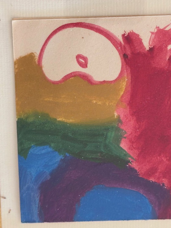 Image 1 of Eugene Brands gouache from 1956