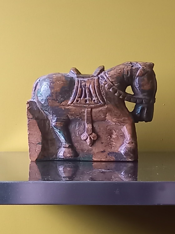 Houten Paard Antiek – Decoratieve objecten, Wood (photo 4 of 9)
