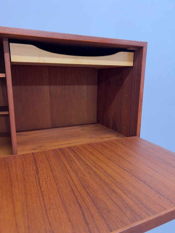 Image 1 of Teak Bar Cabinet By Kai Kristiansen For Feldballes, 1960s