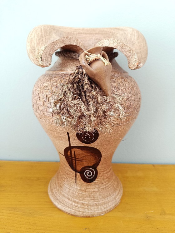 Image 1 of Vaso decorativo in terracotta