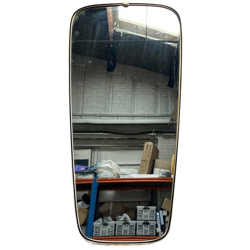 Miroir Vintage avec Cadre en Laiton Doré