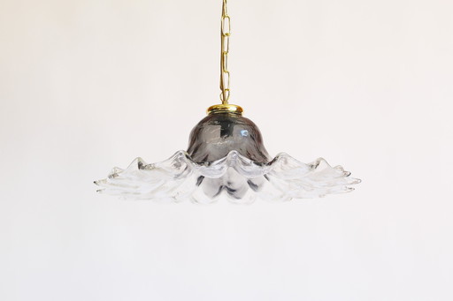 1x Vintage Muranoglas Hanglamp