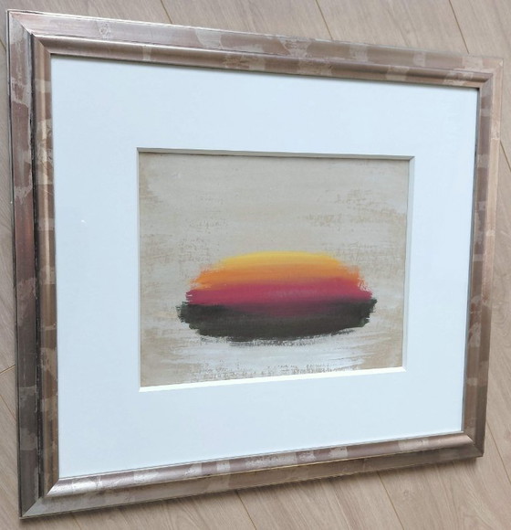 Image 1 of Eugène Brands - Color flowing, gouache (beautifully framed)