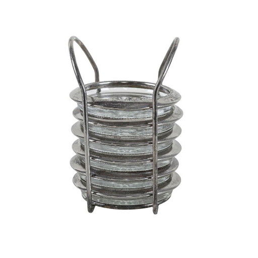 Set aus Glasuntersetzern, dänisches Design, 1960er Jahre, hergestellt in Dänemark