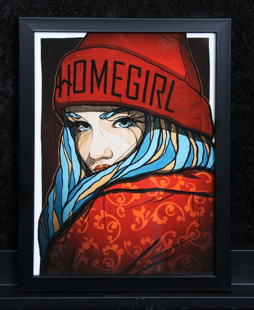 El Bocho - Homegirl - Giclée - handsigned - ready to hang up
