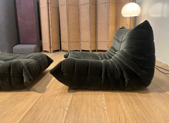 Image 1 of Ligne Roset Togo 1 zit + Poef Svezia