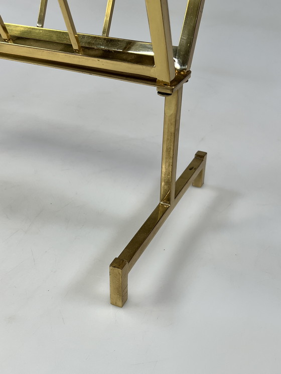 Image 1 of Portariviste vintage Hollywood Regency, ottone, anni '70