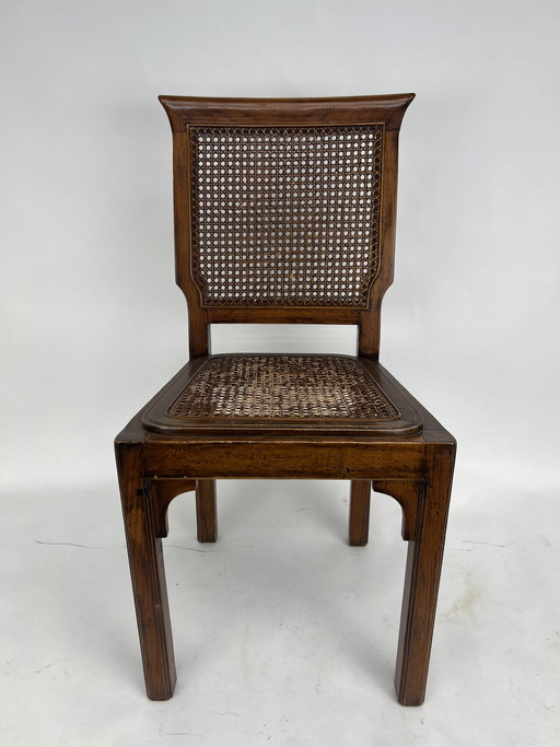 Antique early 20th-century rattan chairs