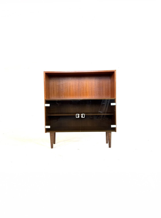 Image 1 of Vintage Deense teakhouten wandkast ‘60