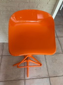 2 tabourets de bar Kartell Spoon orange
