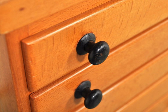 Image 1 of Mobiletto portagioie vintage in faggio, anni '50