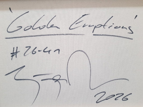 Image 1 of Jürgen Angeler - Golden Eruptions - XXL