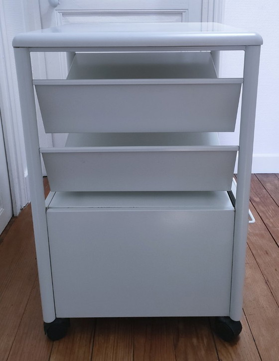 Image 1 of lacquered metal side table by agfa