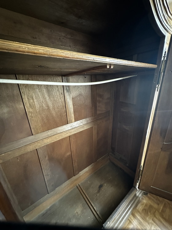 Ropero alsaciano Luis XV de nogal macizo, siglo XVIII – Armoire Alsacienne 18 e siècle, Wood, Vintage (photo 7 of 15)