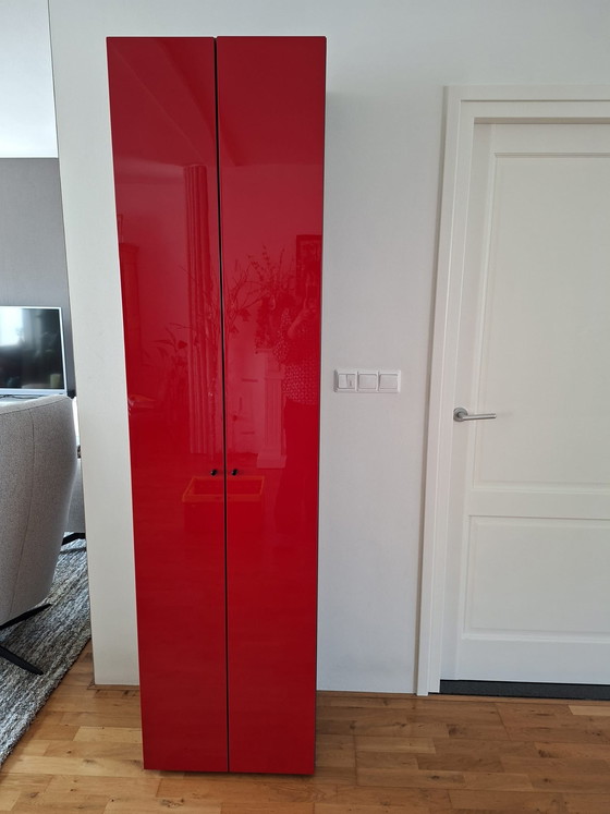 Image 1 of Klenk designer high-gloss cabinet red