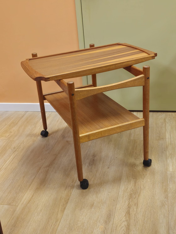Image 1 of Vintage Poul Hundevad Serving Trolley Drinks Cart
