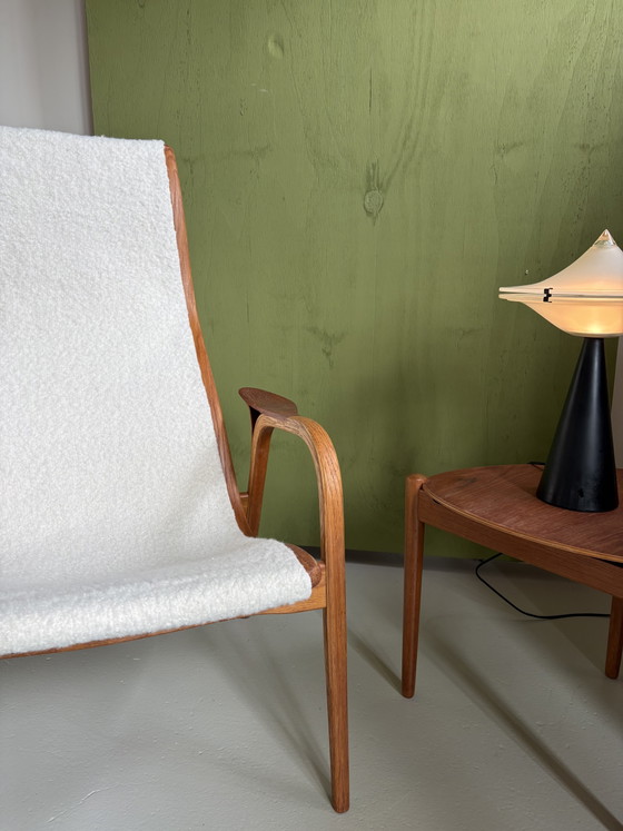 Swedese Lamino fauteuil nieuw bekleed – Wood, Wool (photo 5 of 10)