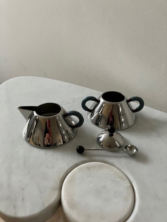 Image 1 of Jarra para nata y azucarero Alessi con cuchara