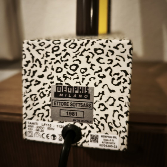Tahiti Memphis Lamp by Ettore Sottsass – Table lamps, Metal (photo 3 of 5)